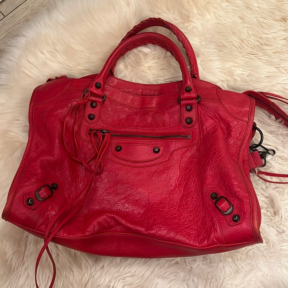 Balenciaga Motocross City Bag